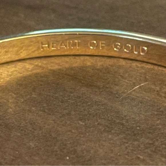 Kate Spade Heart of Gold Idiom bangle bracelet - Picture 7 of 8